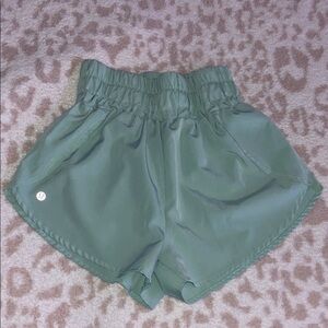 Lululemon Women's Green Athletic Shorts